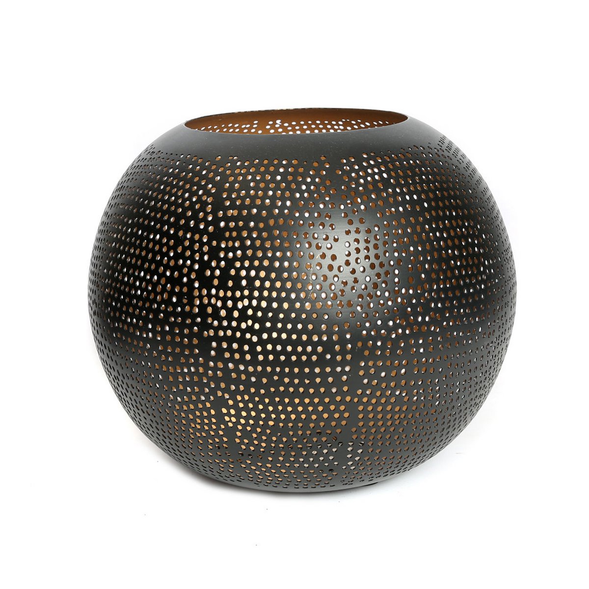 The Pierced Ball - Zwart Goud - L – Bazar Bizar Living