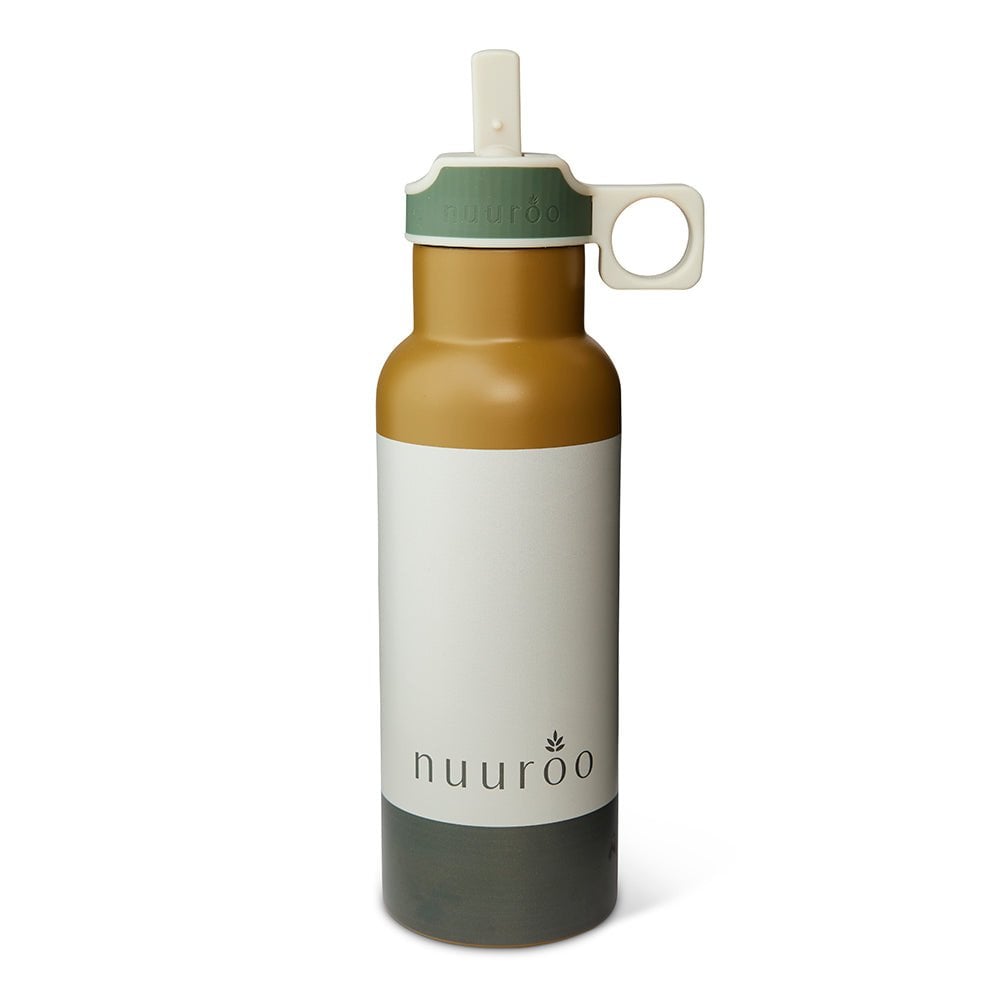 Conrad Edelstahl-Trinkflasche – Grün Mix | 500 ml