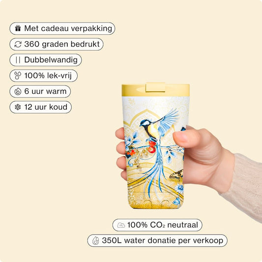 IZY Thermos Mok – Saffron Gold 2.0 – 350ML