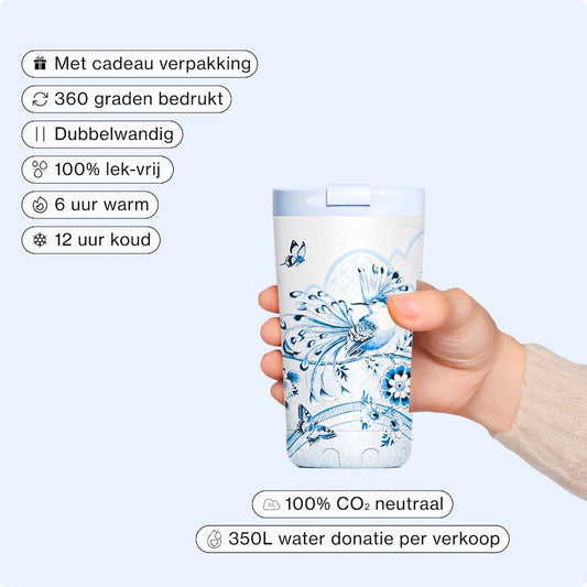 IZY Thermos Mok – Soft Azure 2.0 – 350ML