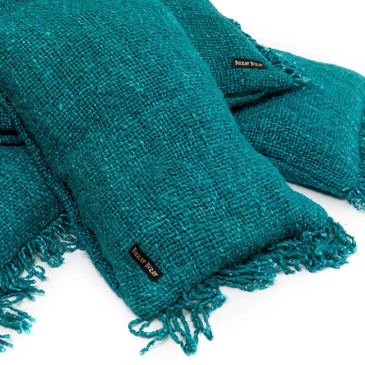 De Oh My Gee Kussenhoes - Aqua - 35x100 – Bazar Bizar Living (foto 4 van 7)
