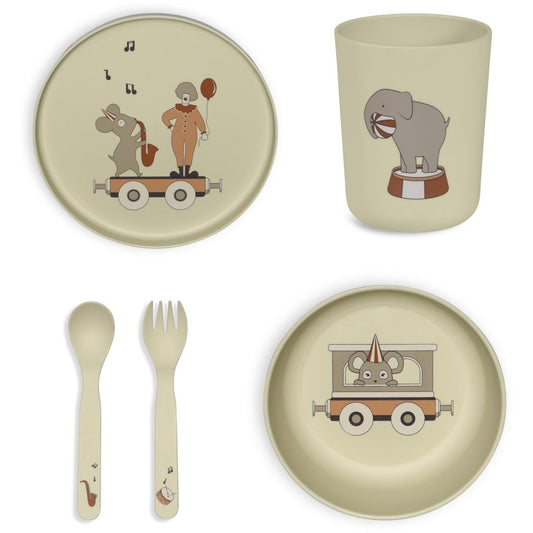 Nuuroo Marius Bioplastic Dinerset 5-Pack (PLA)