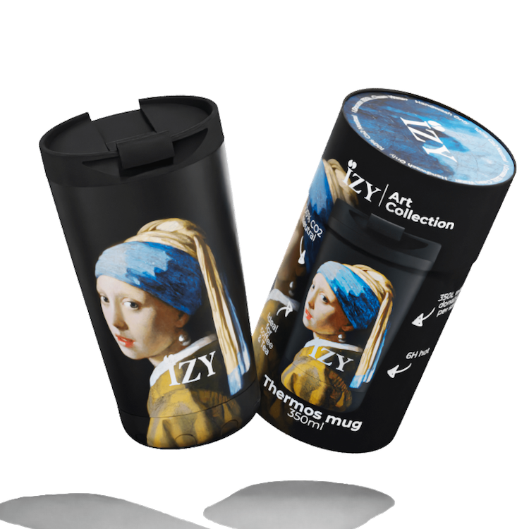 IZY Thermosmok – Meisje met de Parel – 350ML