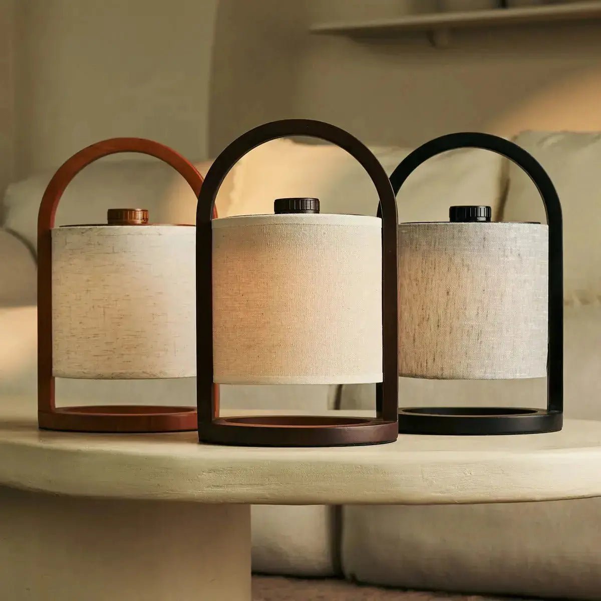 River donkerbruine houten oplaadbare lamp – Tavellio - Amsterdam (foto 13 van 20)