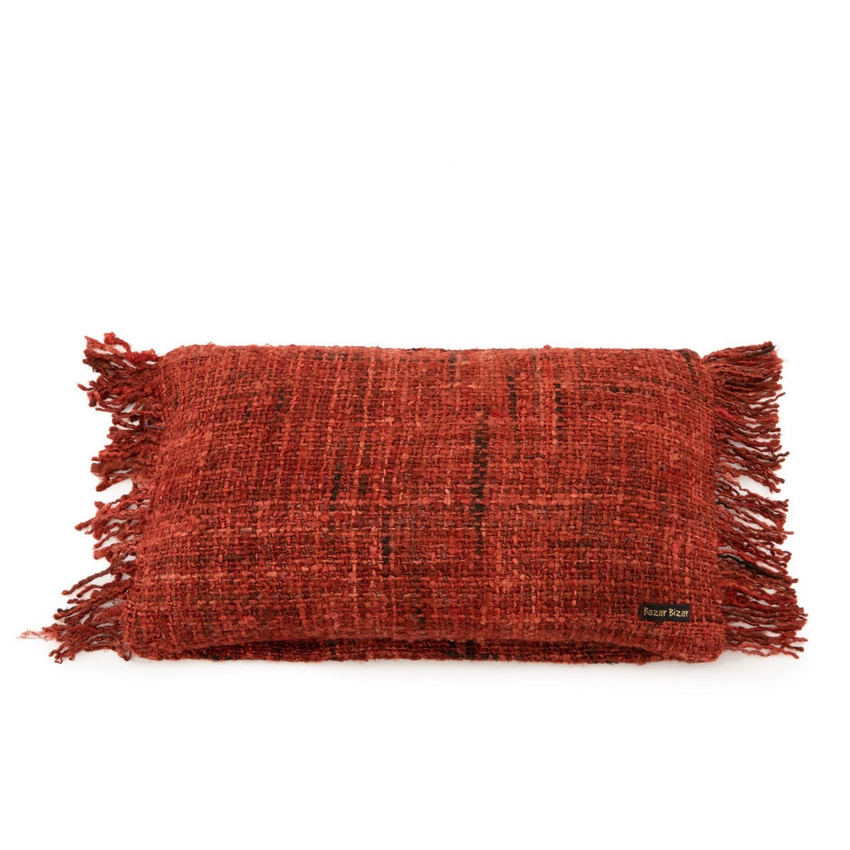 The Oh My Gee Kussenhoes - Kersenrood - 30x50 – Bazar Bizar Living