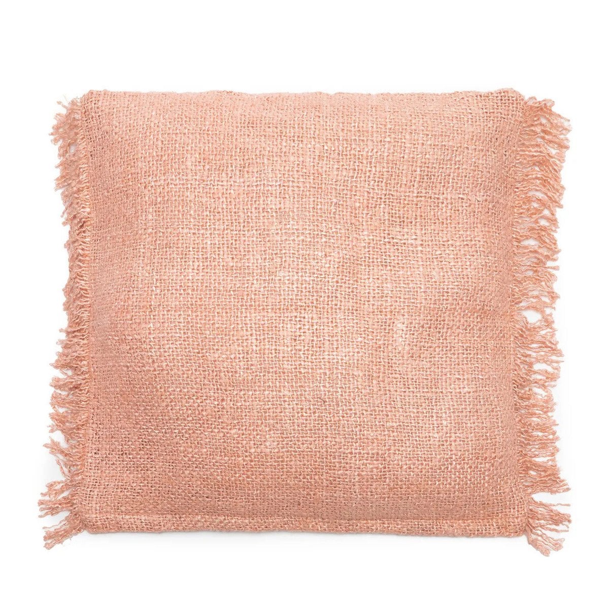 The Oh My Gee Kussenhoes - Zalmroze - 60x60 – Bazar Bizar Living