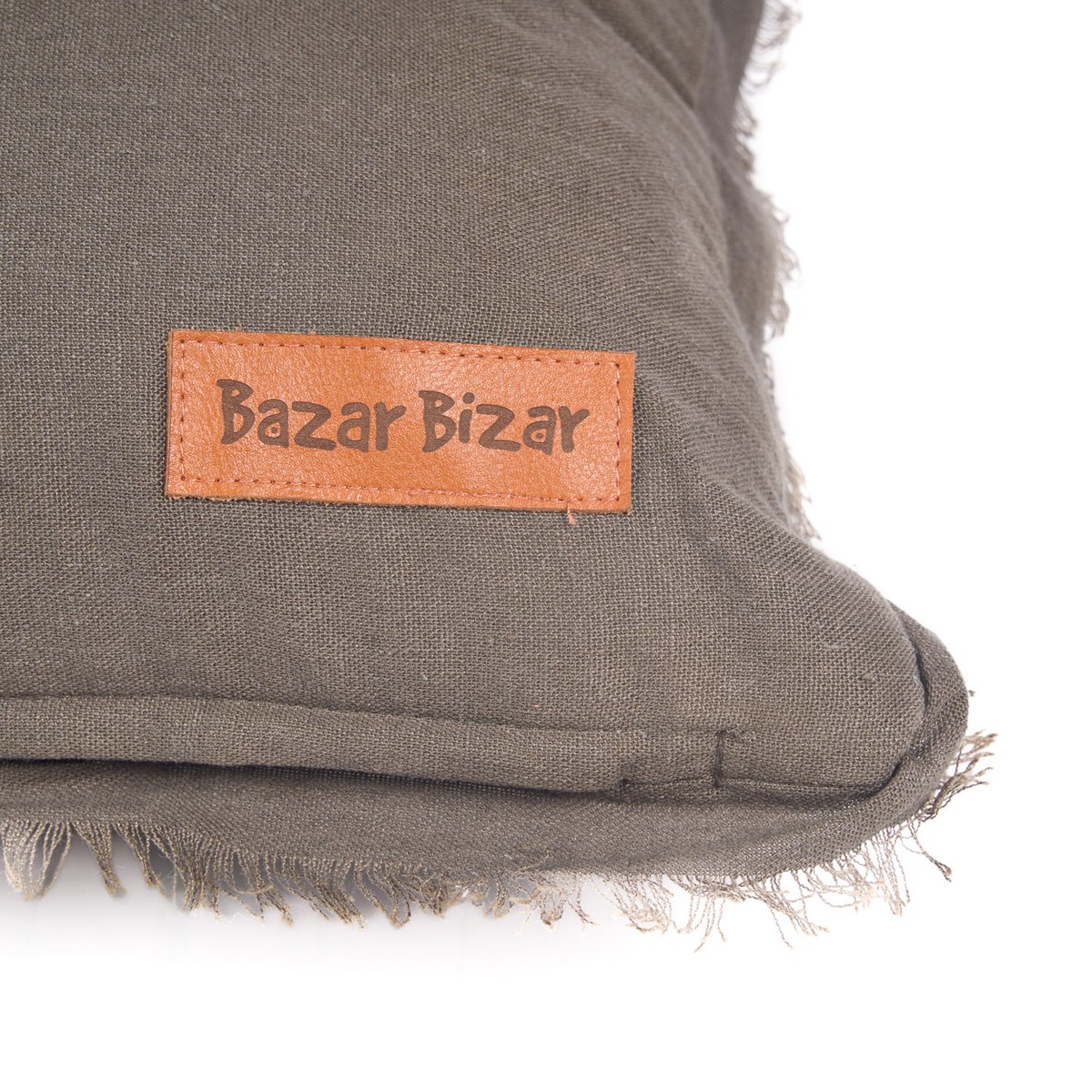 The Smoky Vibe Kussenhoes - Grijs - 30x50 – Bazar Bizar Living (foto 4 van 8)