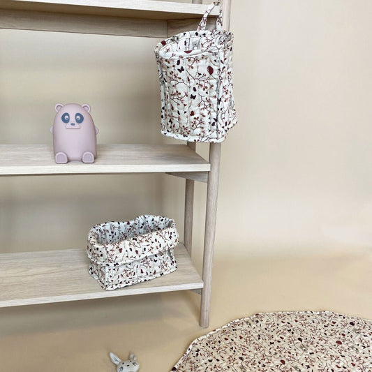 Lumi Gewatteerde Mandenset – Koala Flower | 100% Biologisch Katoen