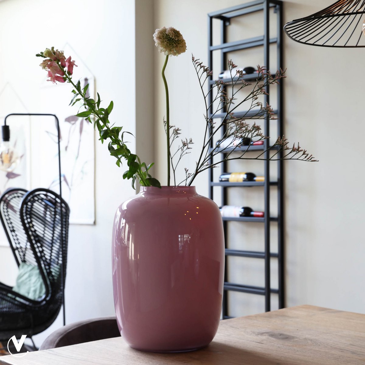 Vaas - Artic light pink – Vase The World (foto 7 van 7)