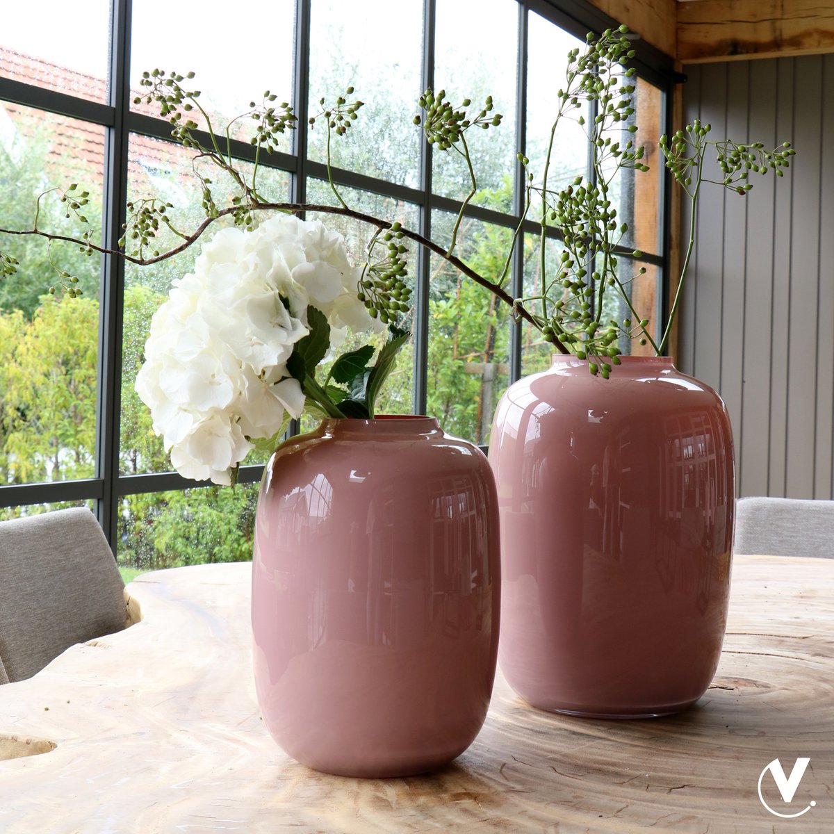 Vaas - Artic pastel pink – Vase The World (foto 5 van 8)