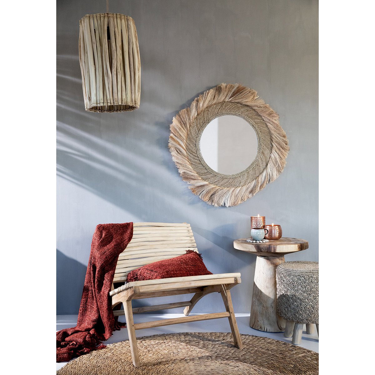The Oh My Gee Kussenhoes - Kersenrood - 30x50 – Bazar Bizar Living (foto 5 van 6)