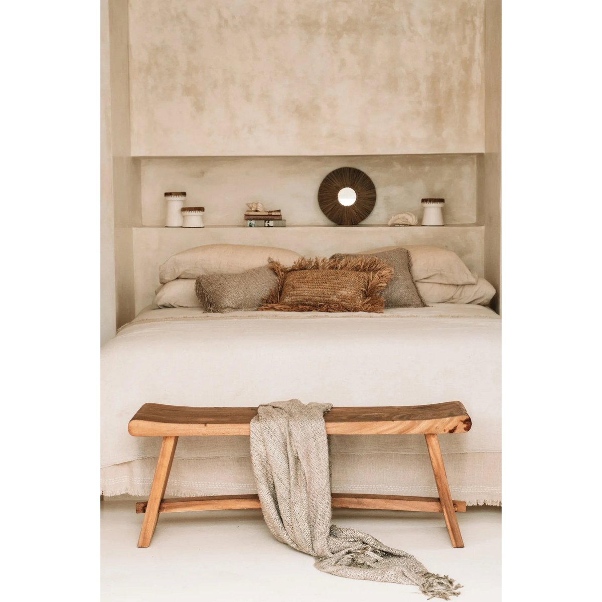 De Alang Alang Spiegel - Naturel - S – Bazar Bizar Living (foto 6 van 10)