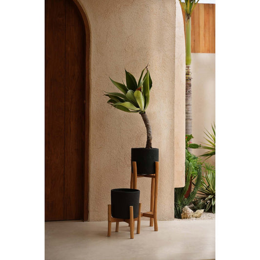 The Charcoal Low - Zwart Naturel - S