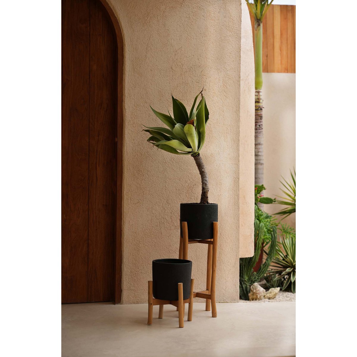 The Charcoal Low - Zwart Naturel - S – Bazar Bizar Living (foto 2 van 8)