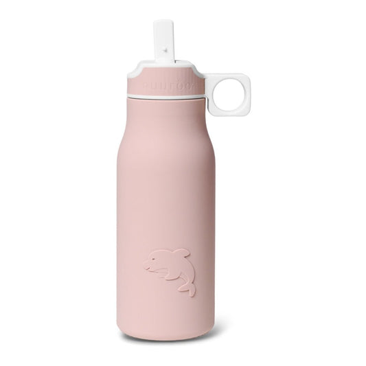 Lau Siliconen Drinkfles – Woodrose | 400 ml