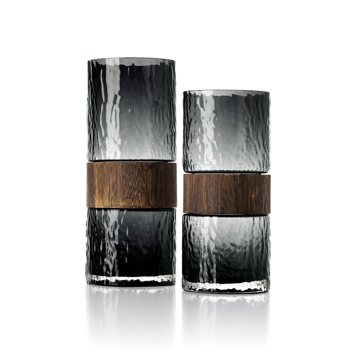De Wood You Be Mine Vaas - Donkergrijs - M – Bazar Bizar Living (foto 3 van 5)