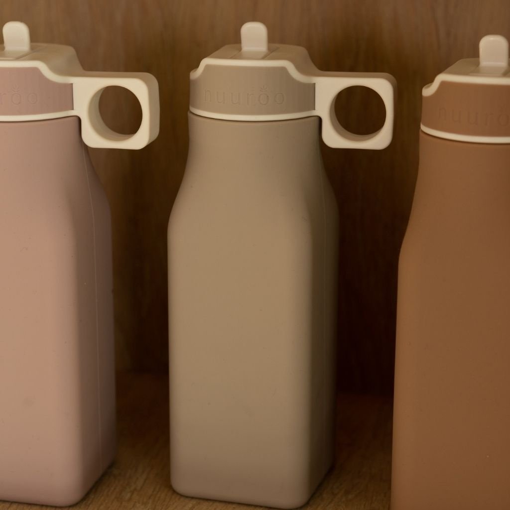 Lindi Siliconen Drinkfles – Chocolademout | 450 ml | BPA-vrij