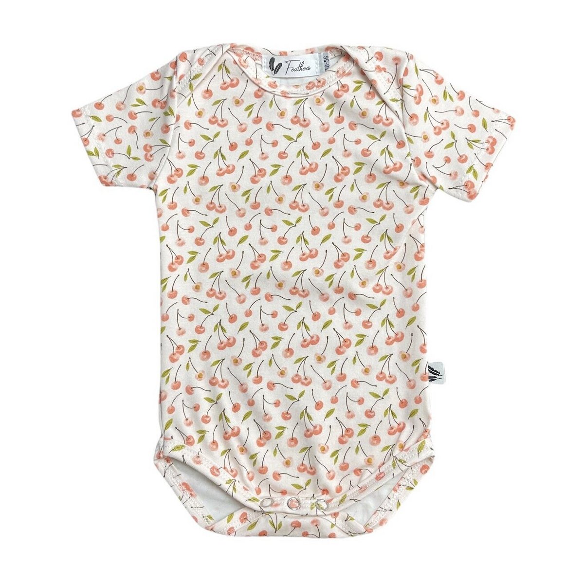 Rompertje Korte Mouw Cherry Pink