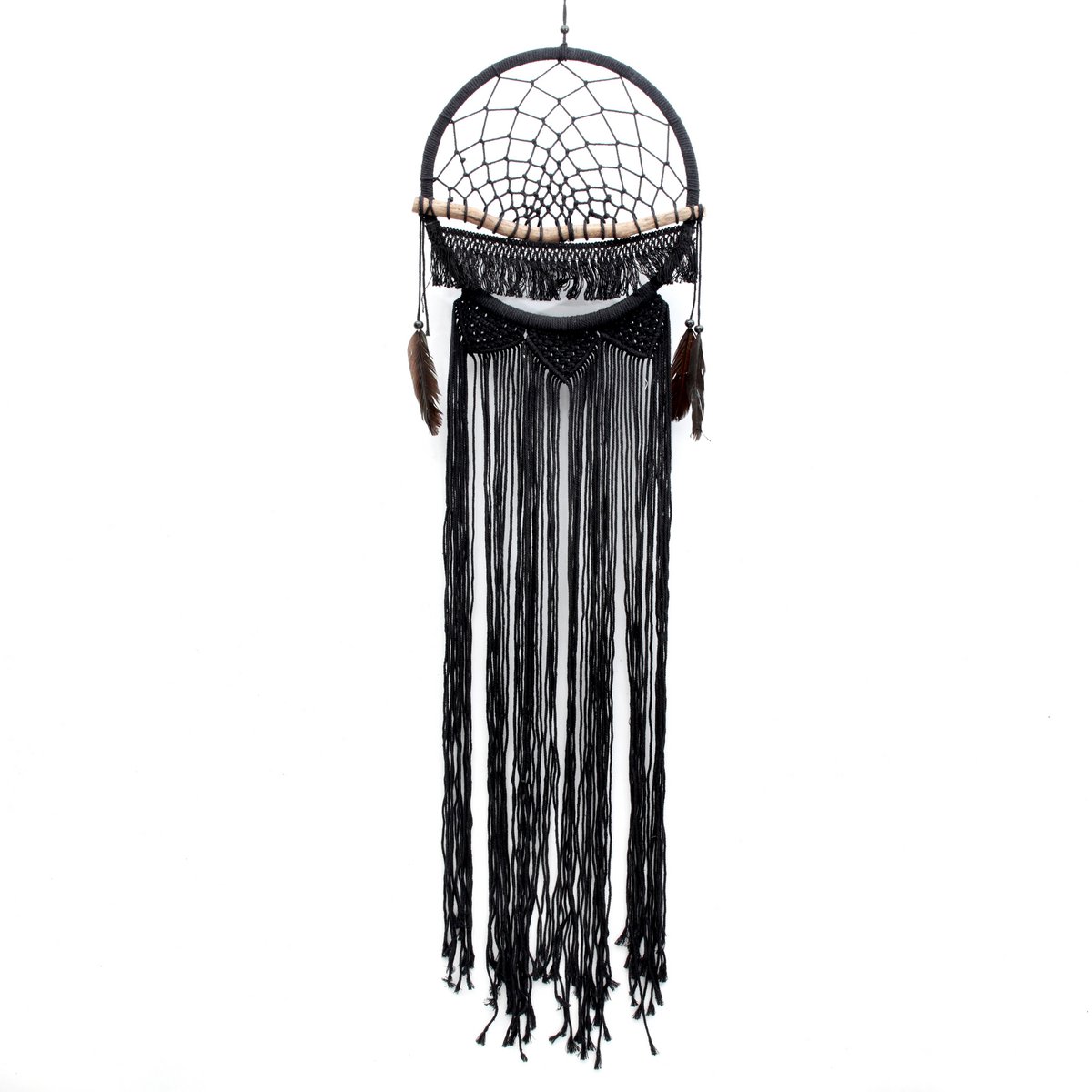 The Macrame Wood Dreamer - Black – Bazar Bizar Living