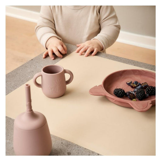 Abiola Siliconen Drinkbeker – 2-pack | Woodrose | 145 ml