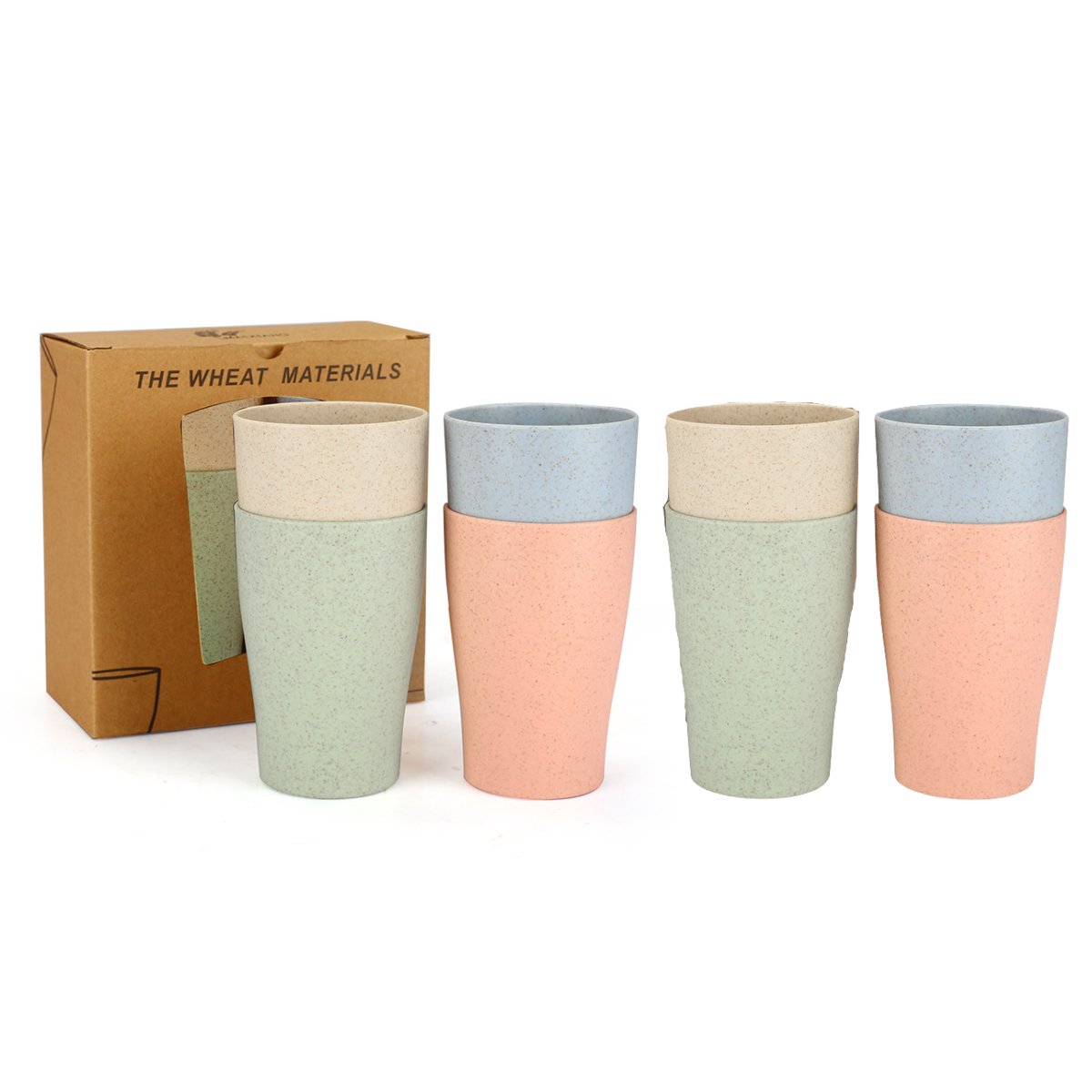Green-Goose Bio-based Bekers | Set van 8