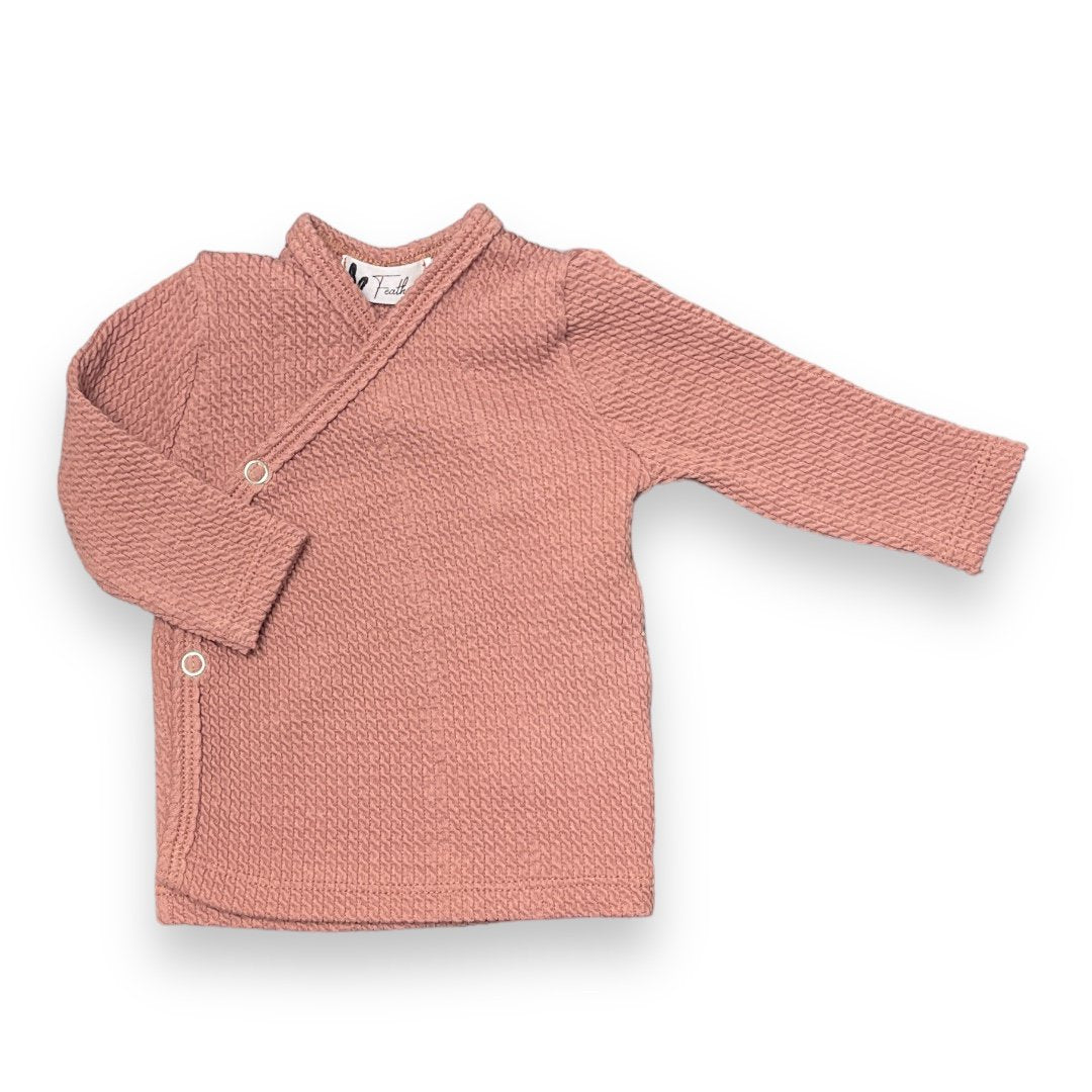 Overslagshirtje Cable Clay Pink