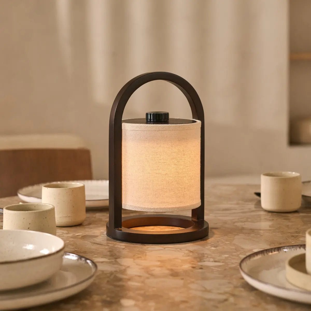 River donkerbruine houten oplaadbare lamp – Tavellio - Amsterdam (foto 12 van 20)