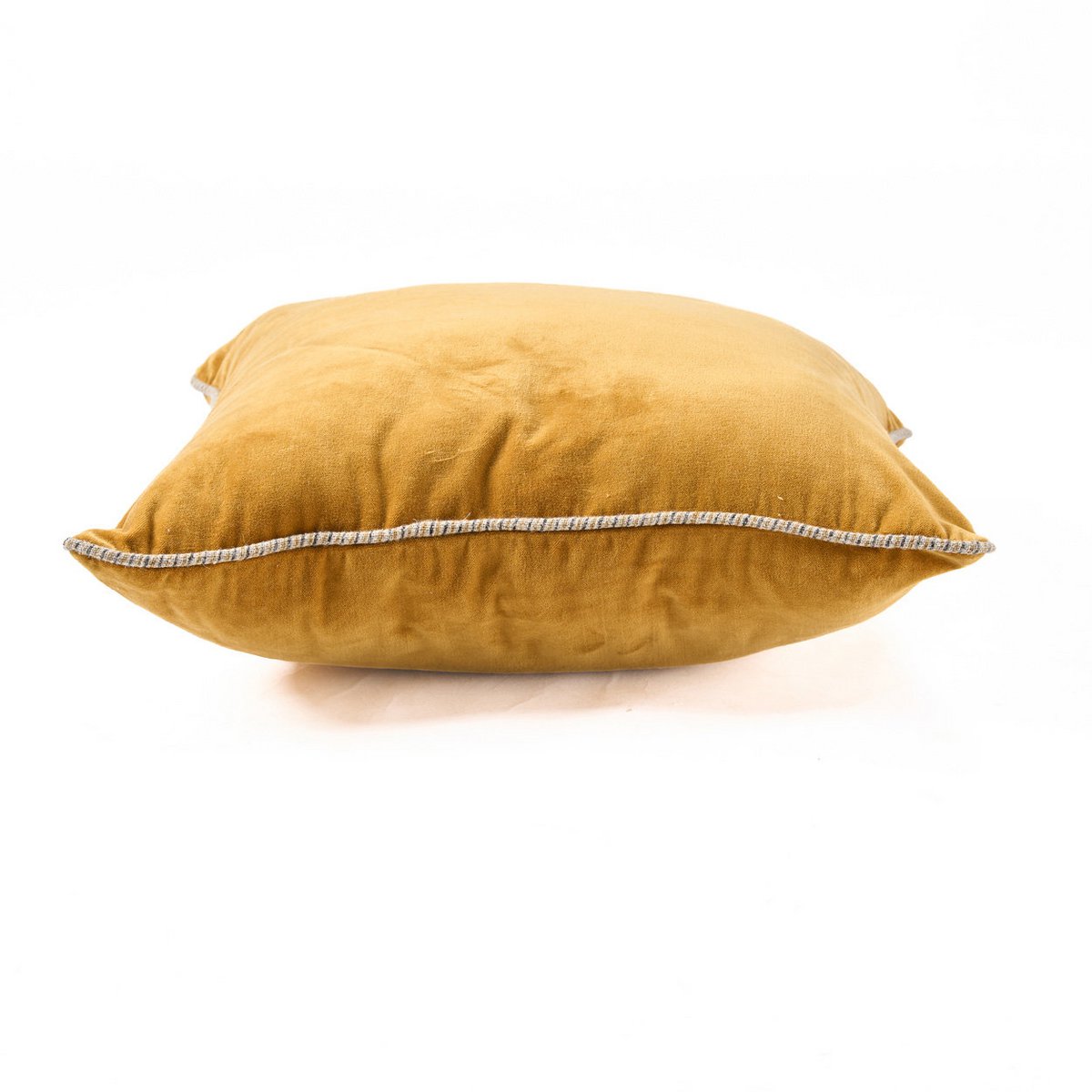 The Velvet Crush Kussenhoes - Mosterd - 50x50 – Bazar Bizar Living (foto 2 van 6)
