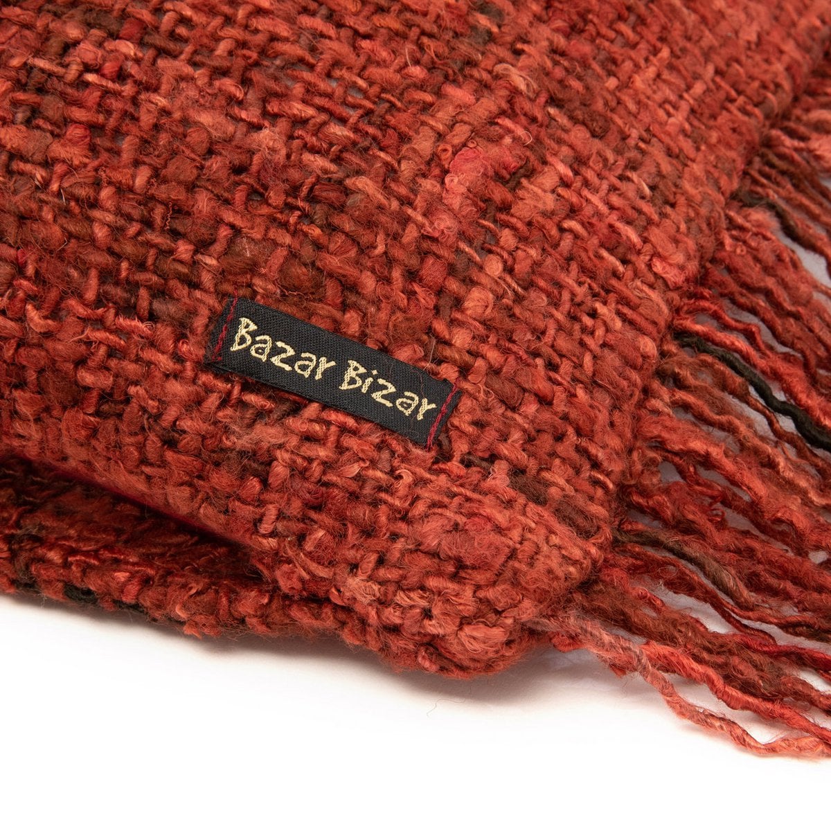 The Oh My Gee Kussenhoes - Kersenrood - 30x50 – Bazar Bizar Living (foto 2 van 6)