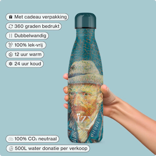 IZY Thermosfles – Zelfportret – Van Gogh – 500ML