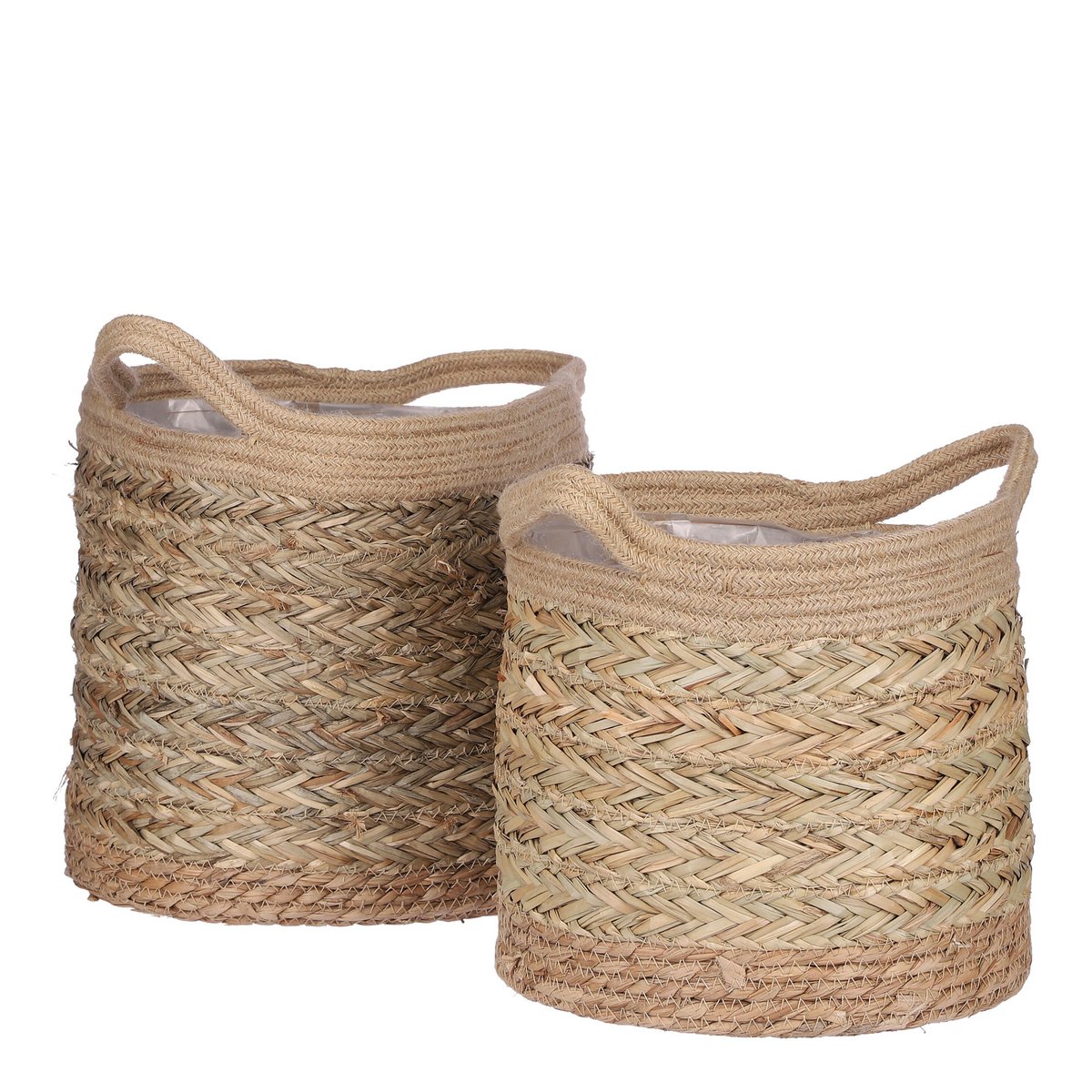 Plantenmand set Anne Lichtbruin – Mica Decorations
