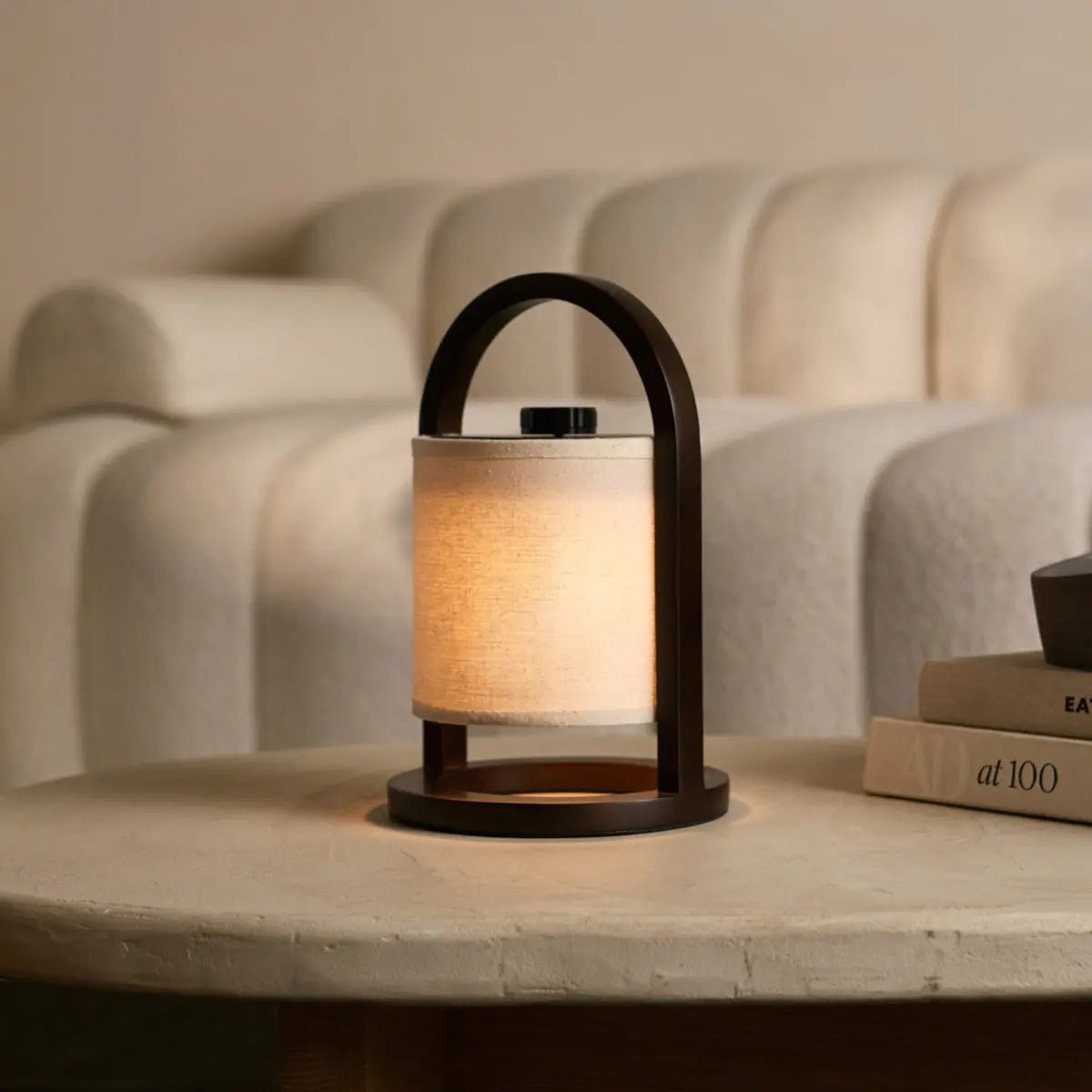 River donkerbruine houten oplaadbare lamp – Tavellio - Amsterdam (foto 18 van 20)