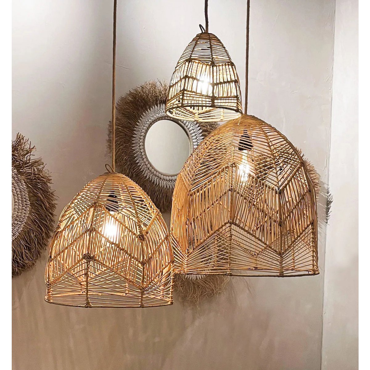 The Bala Hanglamp - Naturel - S – Bazar Bizar Living (foto 4 van 9)