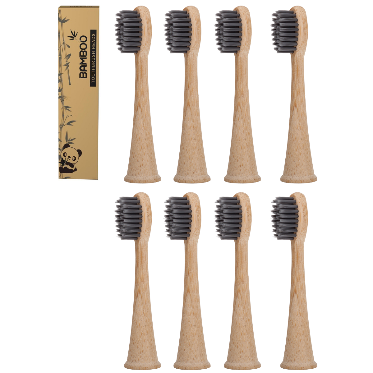 Green-Goose Bamboe Opzetborstels – Sonicare Kids | 8 Stuks