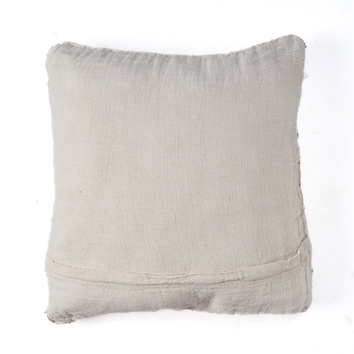 Kussenhoes met linnen draden - Wit naturel – Bazar Bizar Living (foto 2 van 6)