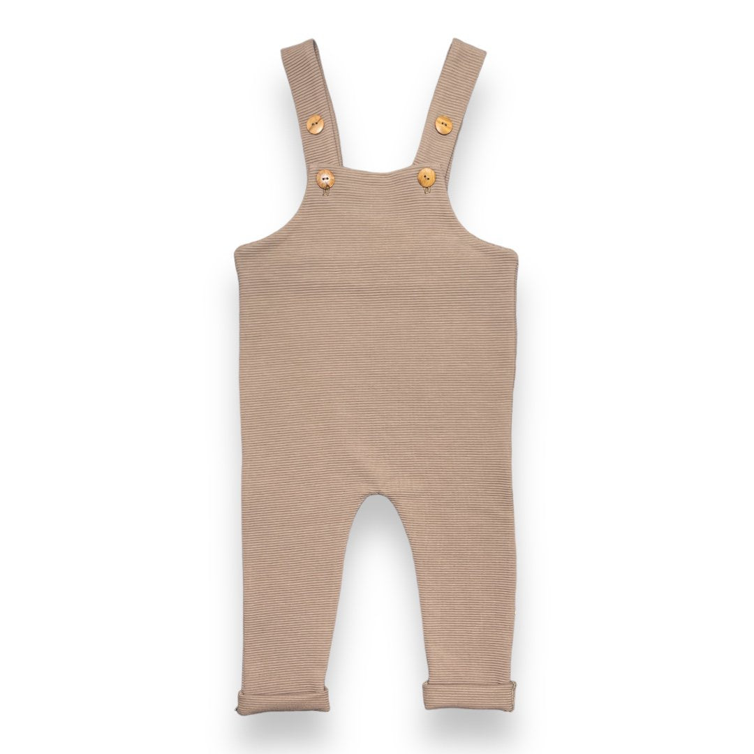 Salopette Rib Taupe