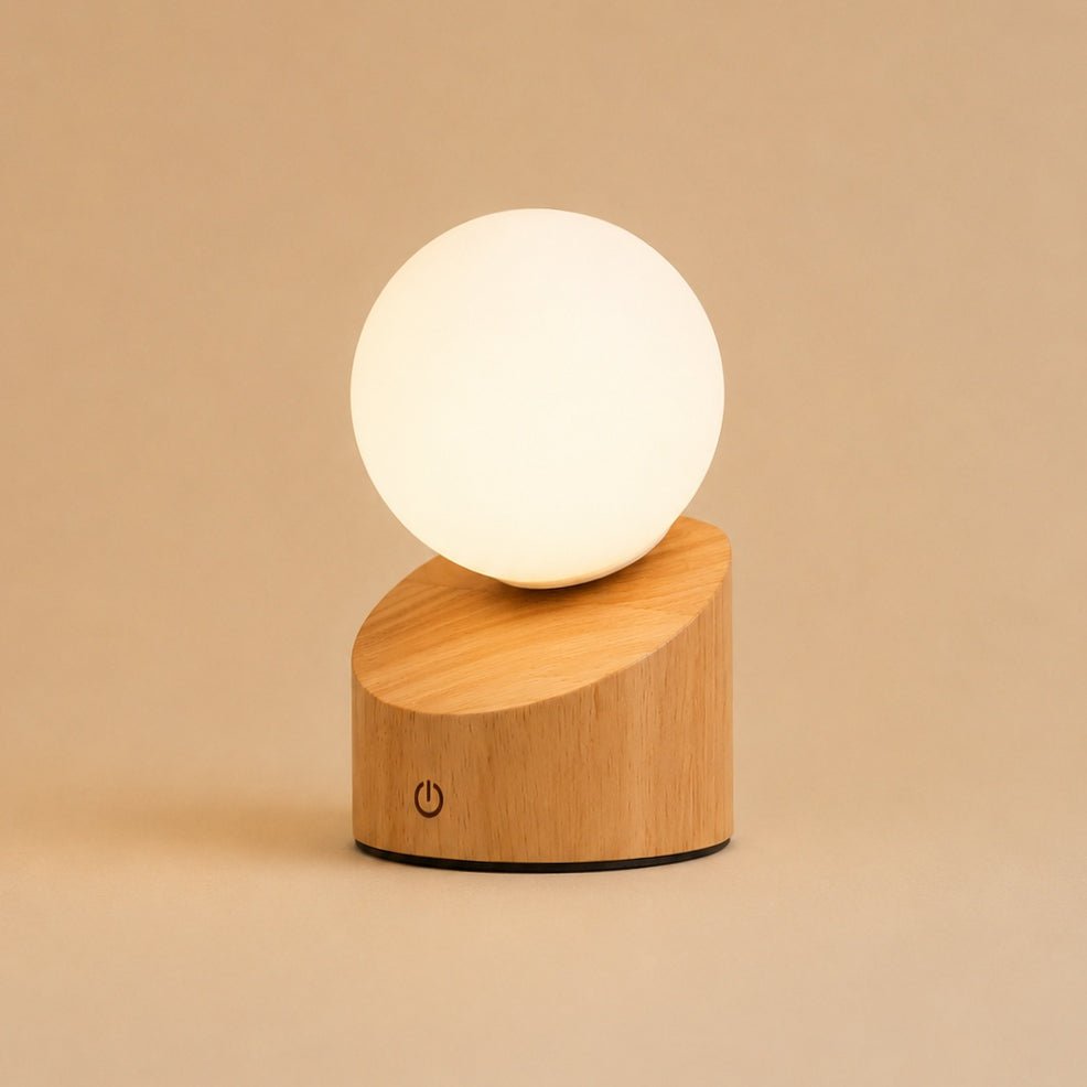 Morris lichtbruine oplaadbare lamp – Tavellio - Amsterdam