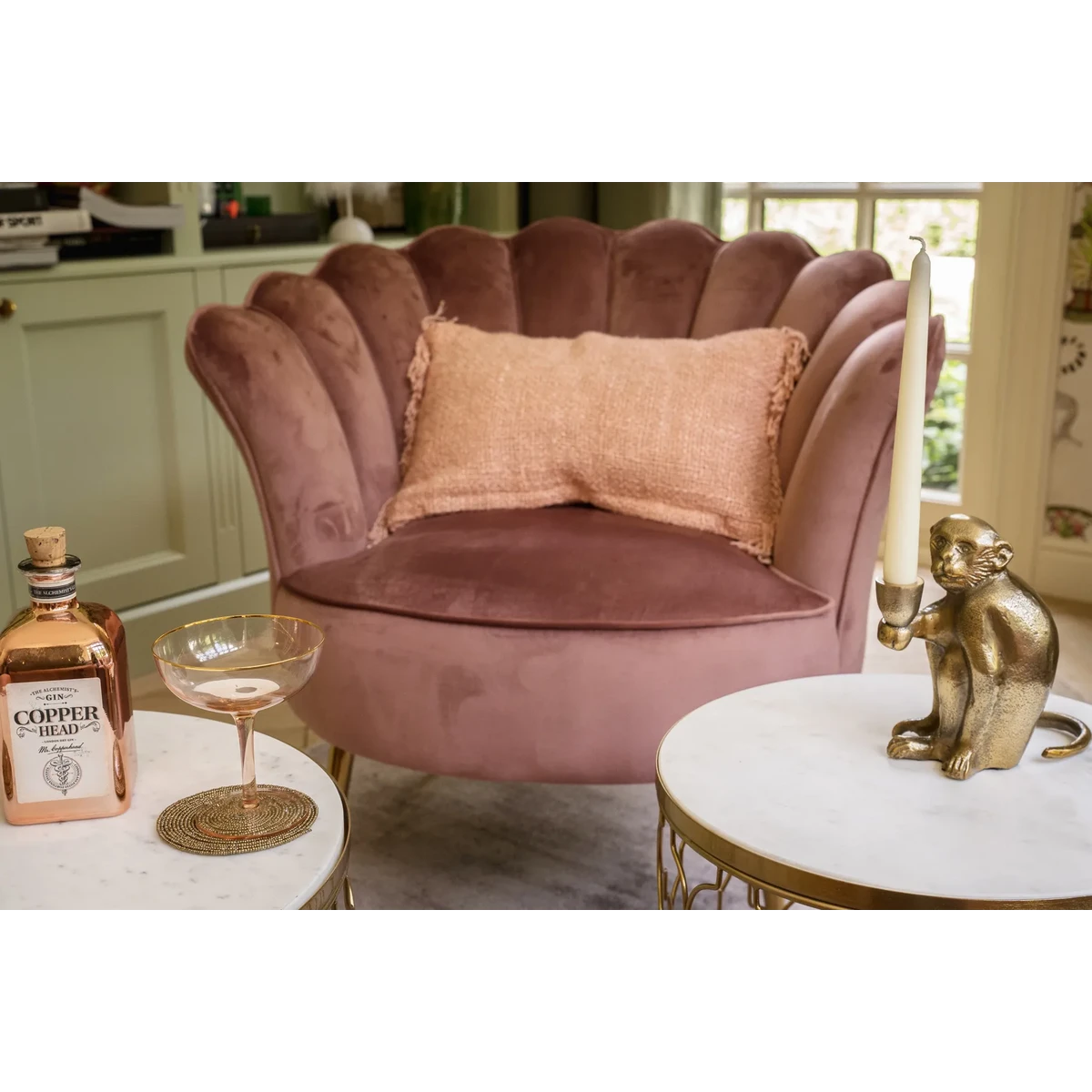 The Oh My Gee Kussenhoes - Zalmroze - 30x50 – Bazar Bizar Living (foto 5 van 8)
