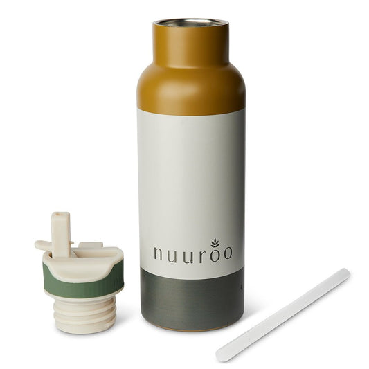 Conrad Roestvrijstalen Bidon – Groen Mix | 500 ml