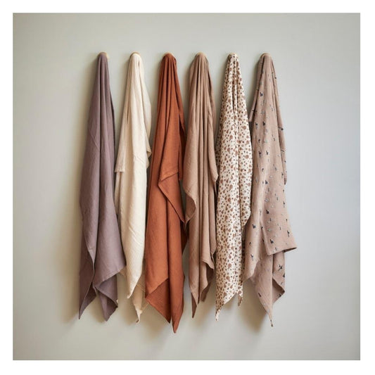 Nuuroo Barri Mousseline Inbakerdoek Witte Onyx