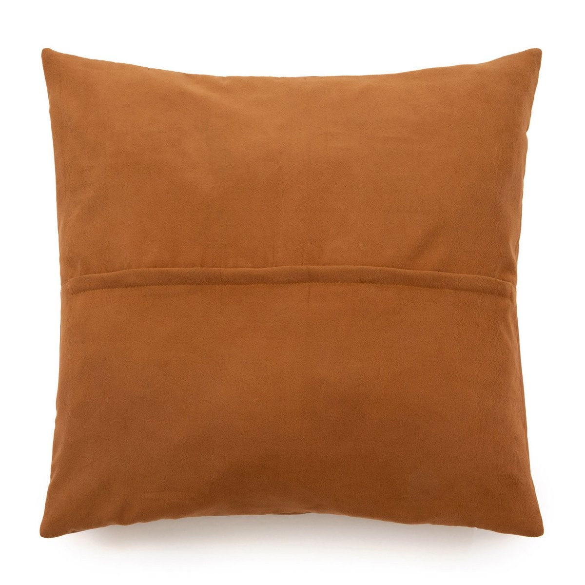 The Four Panel Leren Kussenhoes - Camel - 60x60 – Bazar Bizar Living (foto 2 van 7)