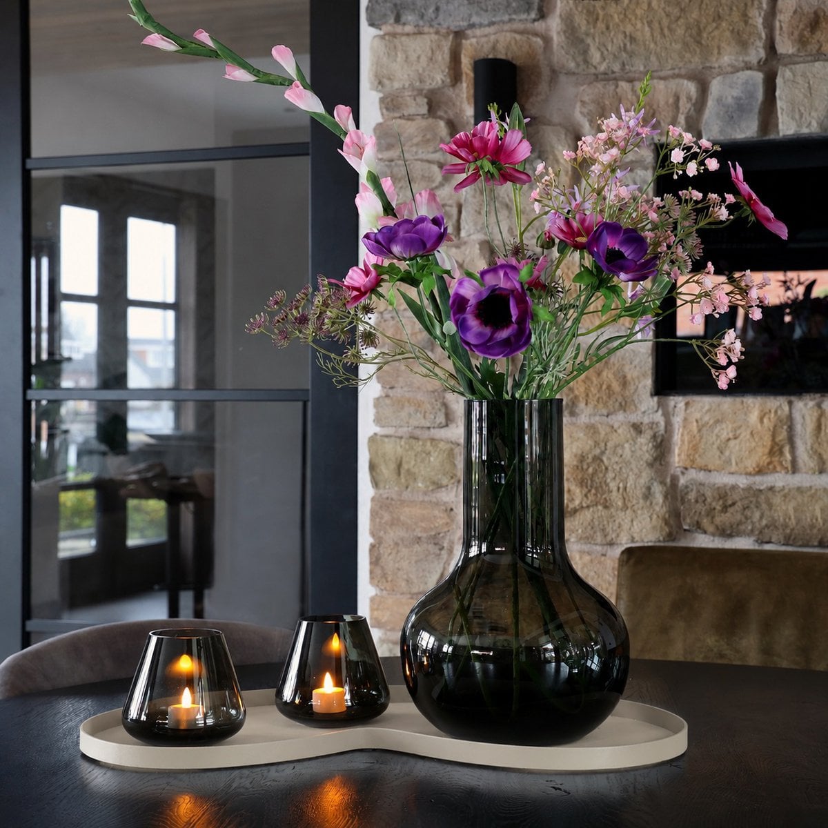 Dienblad - Villeta clay – Vase The World (foto 3 van 3)