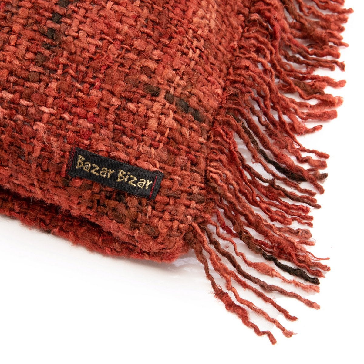 The Oh My Gee Kussenhoes - Kersenrood - 40x40 – Bazar Bizar Living (foto 2 van 3)