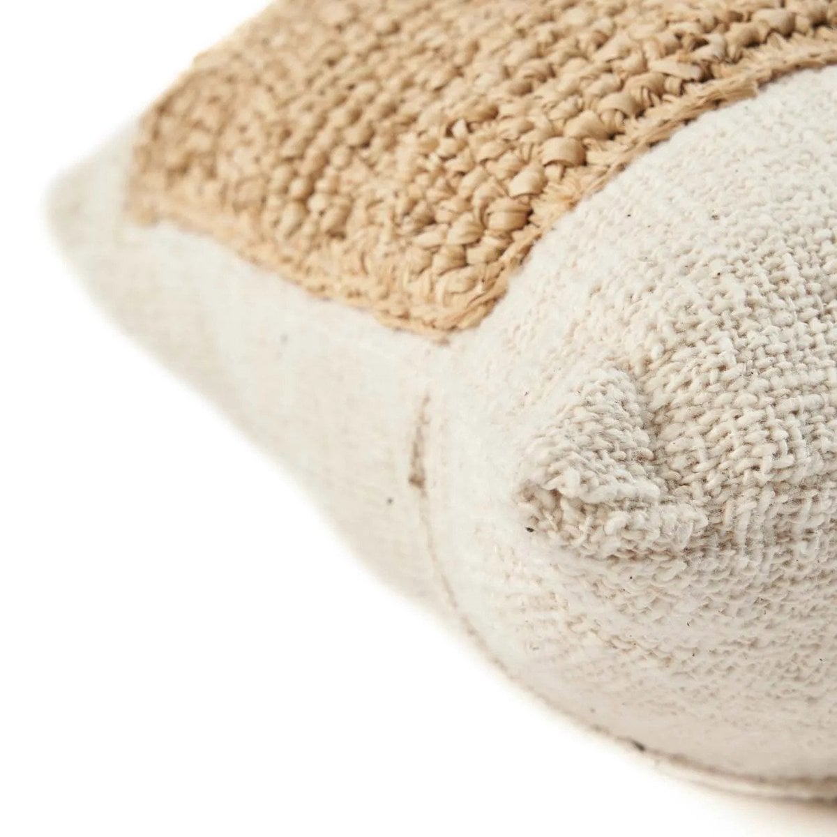 De Raffia Stempel Kussenhoes - Natuurlijk – Bazar Bizar Living (foto 7 van 9)