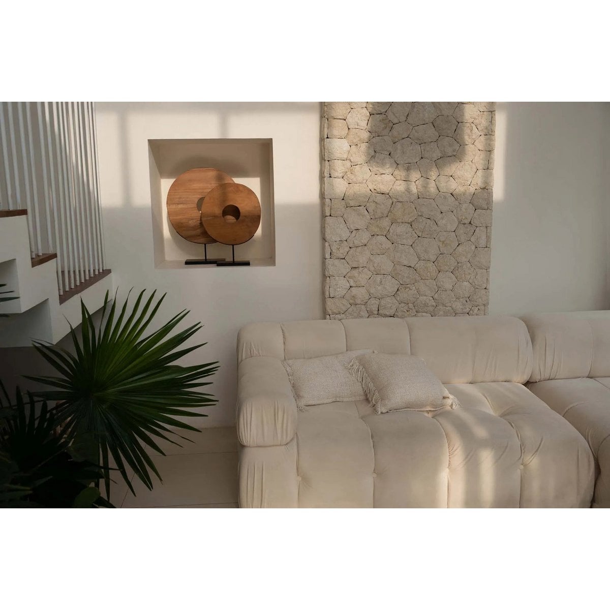 The Oh My Gee Kussenhoes - Crème - 30x50 – Bazar Bizar Living (foto 2 van 5)