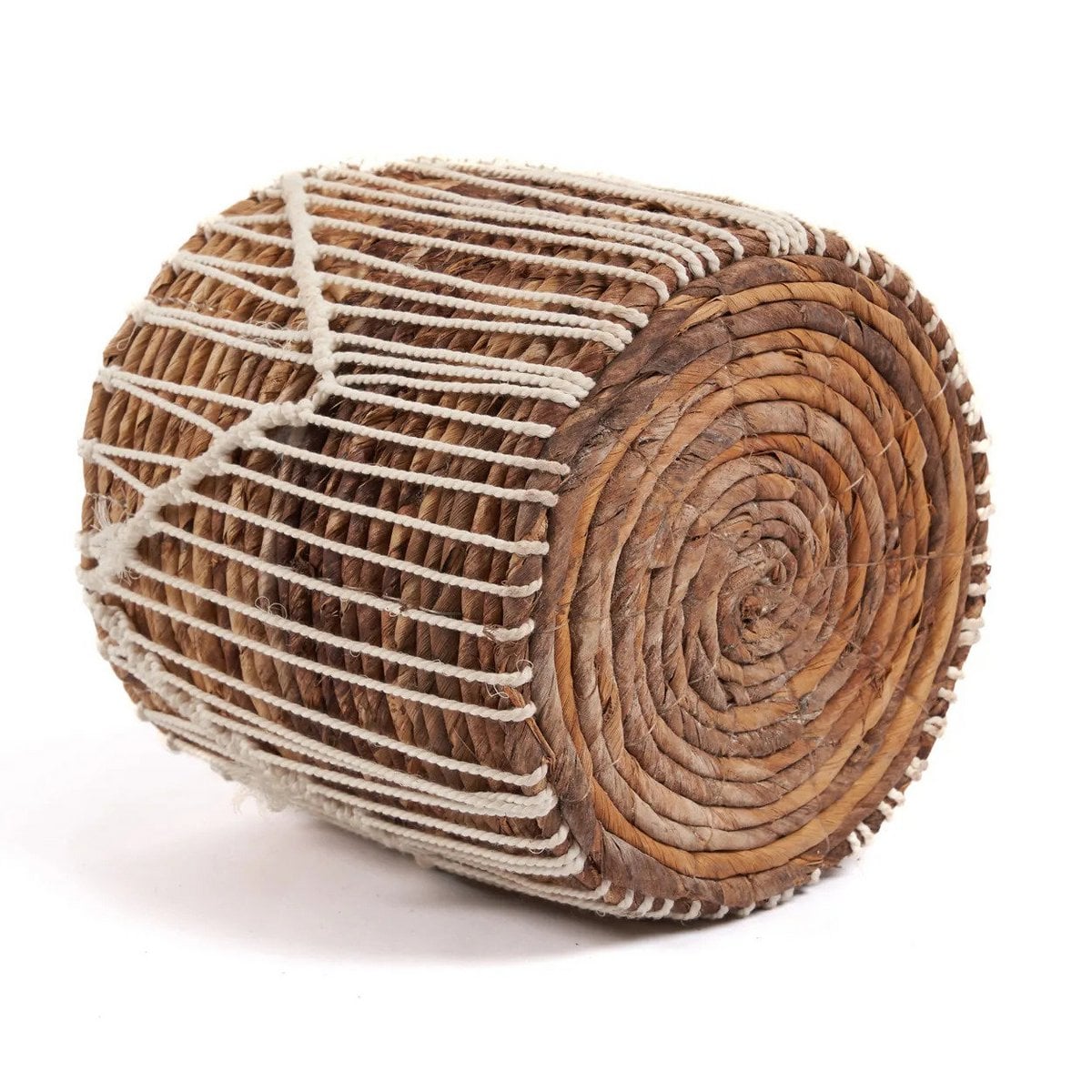 De Macra-doolhofmand - Natuurlijk wit - L – Bazar Bizar Living (foto 8 van 8)