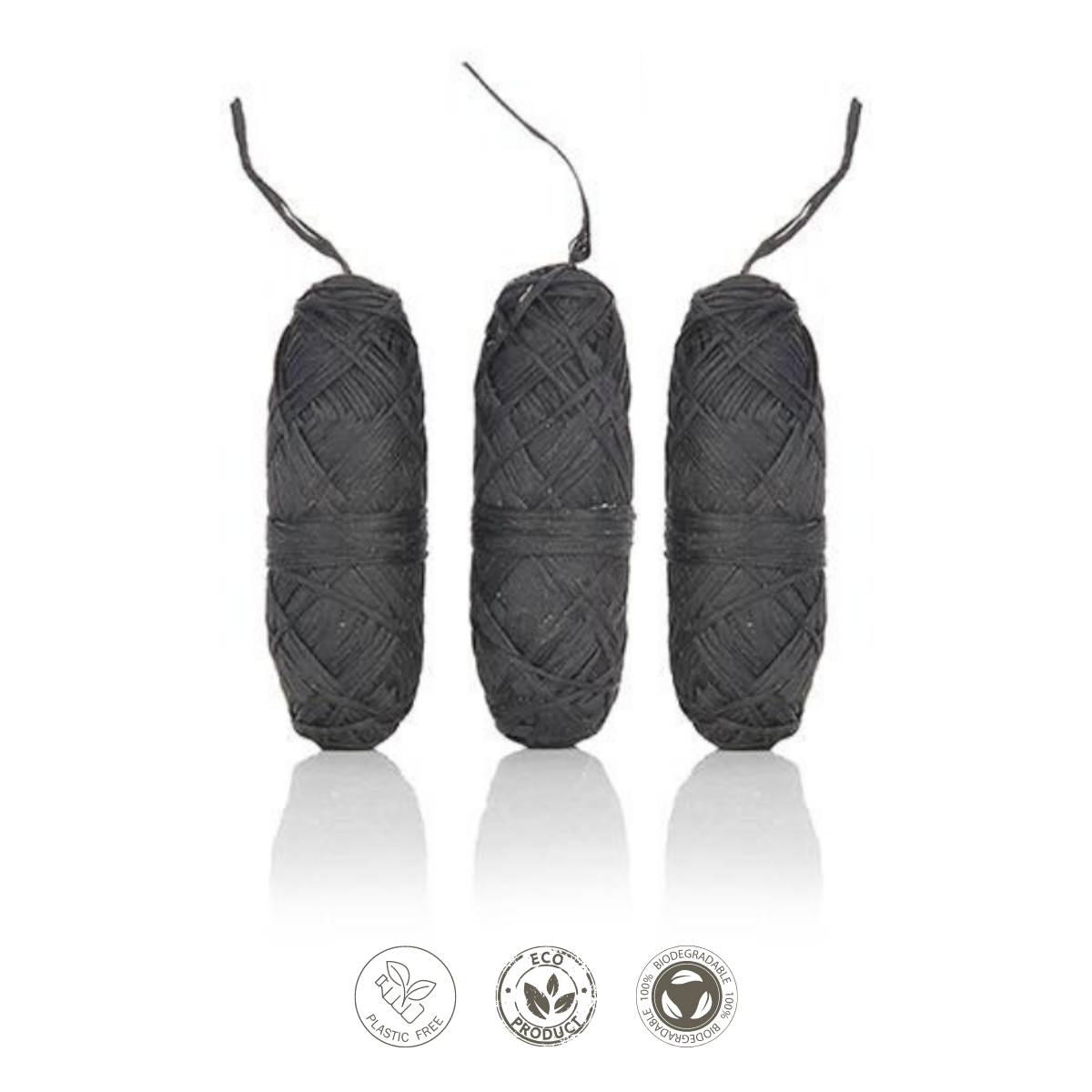 Green-Goose Bio-based Flosdraad – Met 3 Navullingen – Charcoal Mint