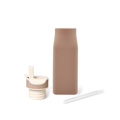 Lindi Siliconen Drinkfles – Chocolademout | 450 ml | BPA-vrij
