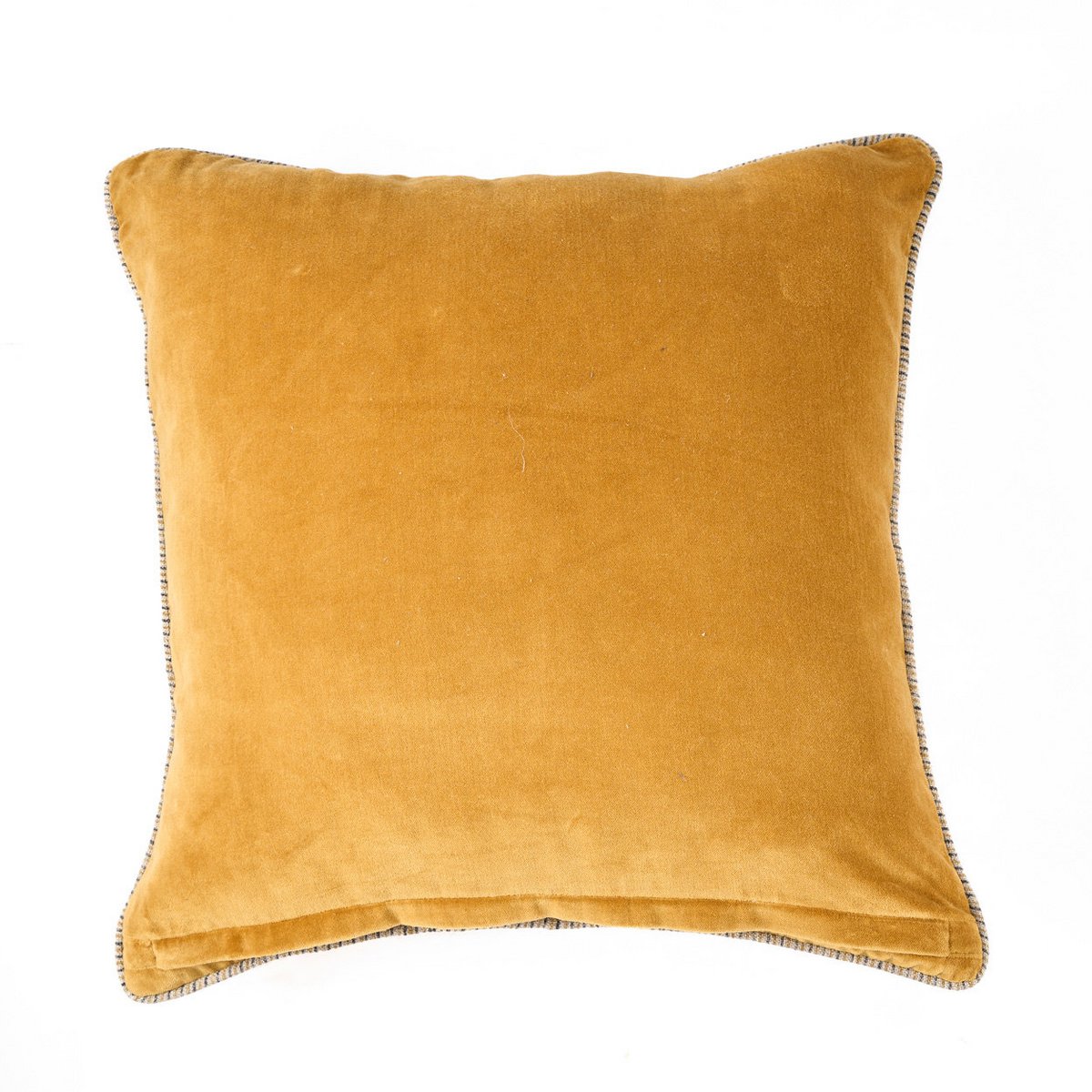 The Velvet Crush Kussenhoes - Mosterd - 50x50 – Bazar Bizar Living (foto 5 van 6)