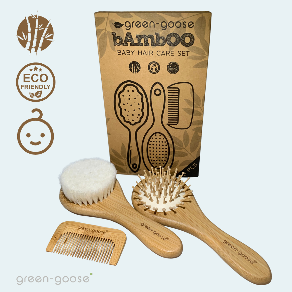 Green-Goose Baby Bamboe Haarverzorgingspakket